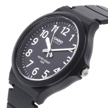Casio MW-240-1BVEF Mens Analogue Watch with Resin Strap - Black