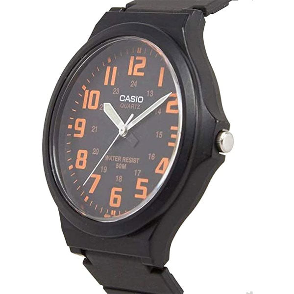Casio MW-240-4BVEF Mens Analogue Watch with Resin Strap - Black