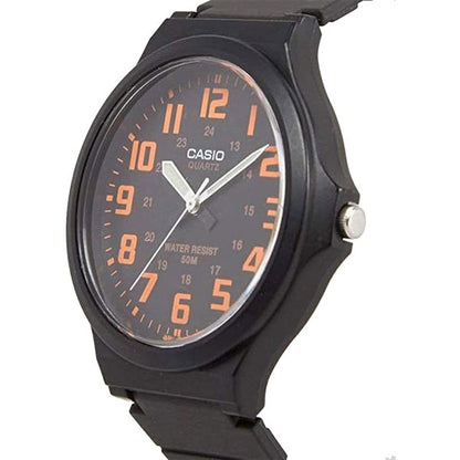 Casio MW-240-4BVEF Mens Analogue Watch with Resin Strap - Black