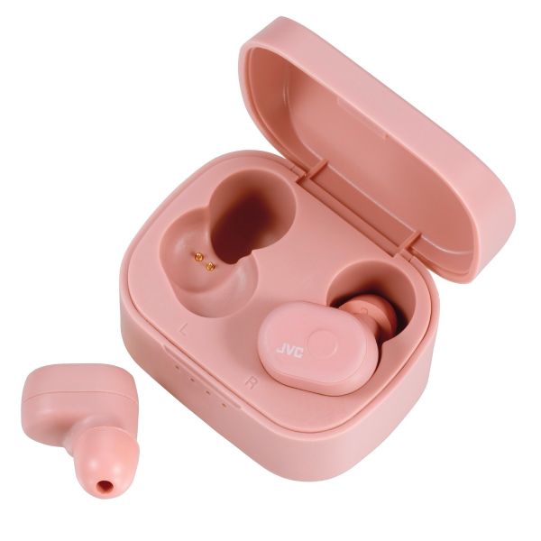 JVC HAA10T Pink True Wireless Bluetooth Earbuds