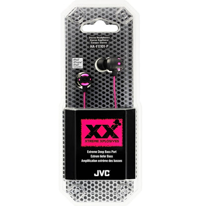 JVC HAFX101-P Pink Xx Headphones
