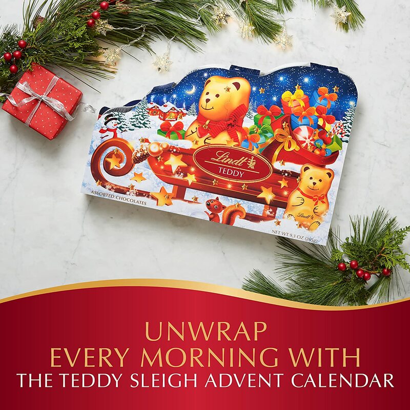 Lindt Gold Teddy Sleigh Advent Calender 265g