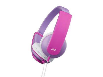 JVC Tinyphones Headphones for Children Kids HA-KD5 Lilac with Sticker Set