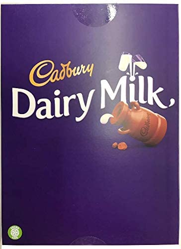 Cadbury Dairy Milk Original Chocolate Big Bars 4 Pack of 300g