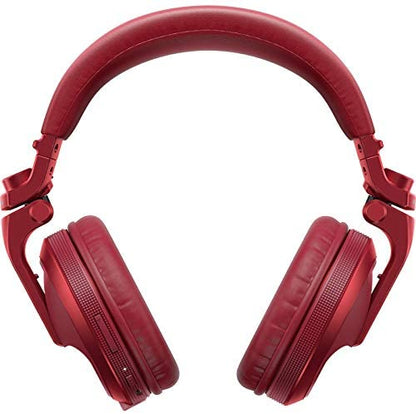 Pioneer DJ HDJ-X5BT-R Bluetooth Over-Ear DJ Headphones - Metallic Red