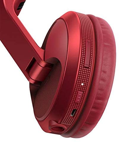 Pioneer DJ HDJ-X5BT-R Bluetooth Over-Ear DJ Headphones - Metallic Red