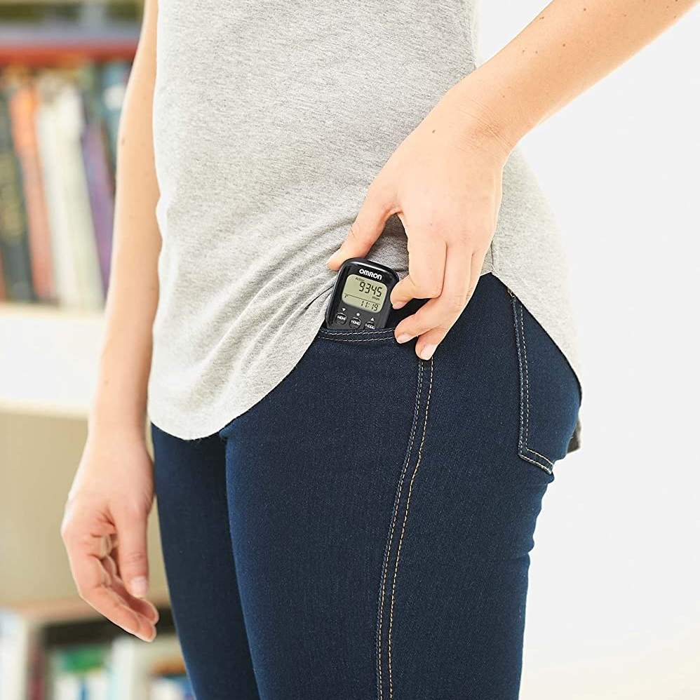 Omron HJ-325-EBK Black Walking Style IV Pedometer