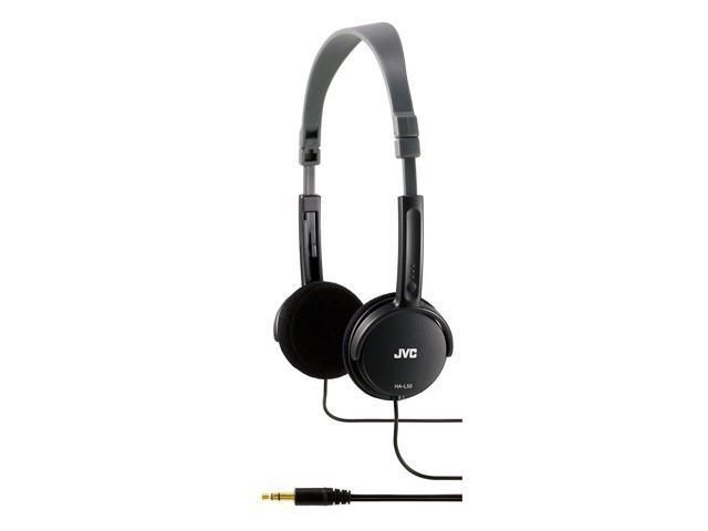 JVC HA-L50B Black Foldable Lightweight Stylish Headphones