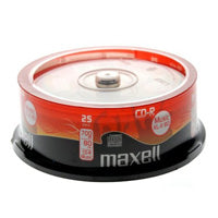 MAXELL CD-R XLII 80 Audio Spindle 25 Recordable Discs Blank Media