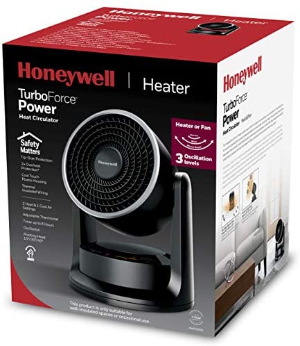 Honeywell HHF565BE1 Turbo Force Heater Fan