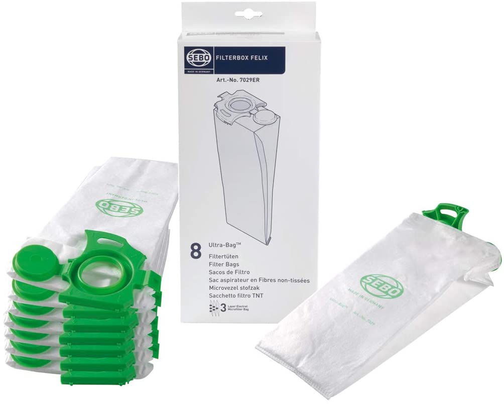 SEBO 8 7029Er Ultra Bags Compatible With Felix
