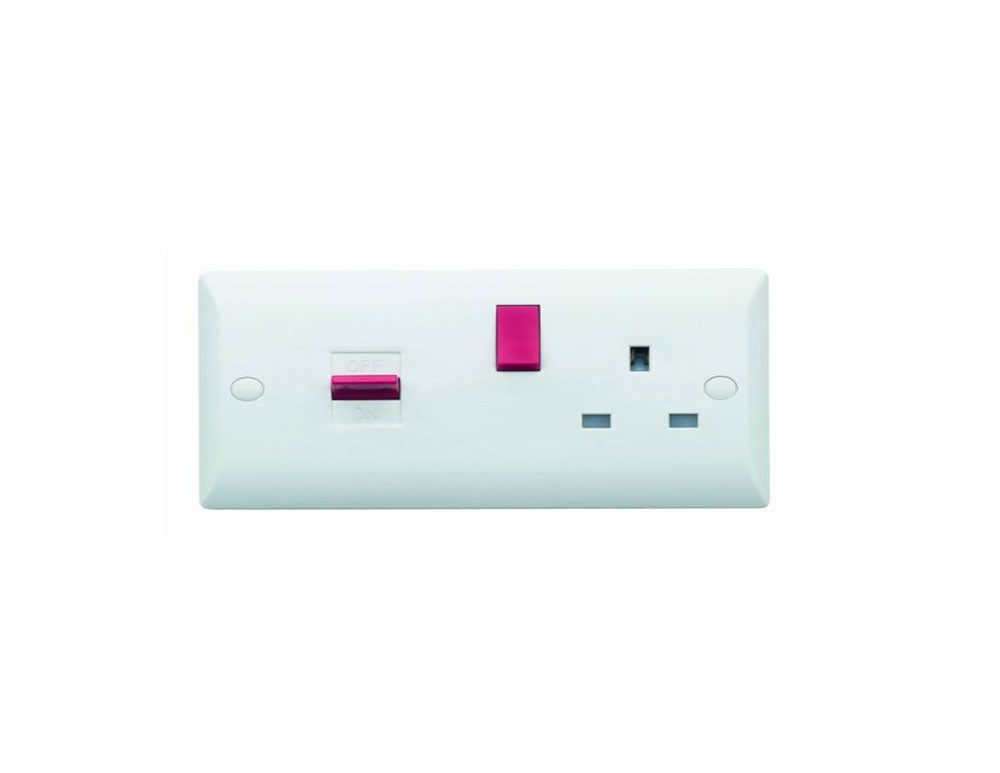 Superswitch SW25 45A Cooker Control Unit 13A Socket Pack of 10