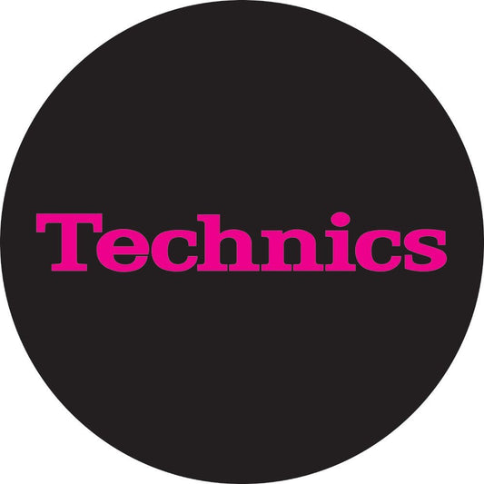 Technics Slipmat 60652 Simple T3:Pink on Black