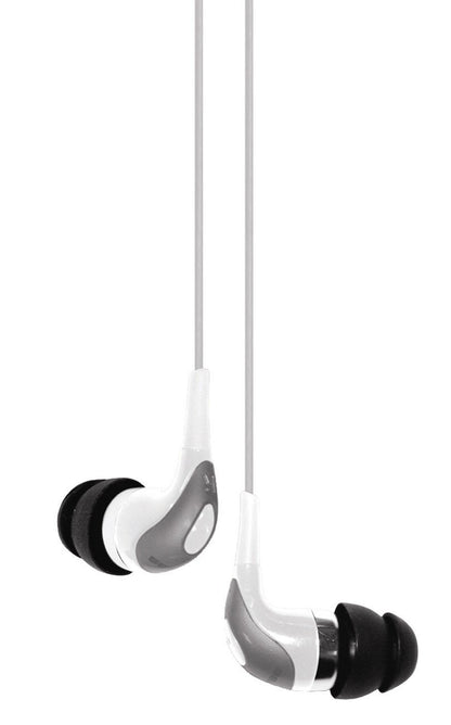 HEADFUNK HFE343W White Badass Earbuds - Sno! Zone Extreme Earphones