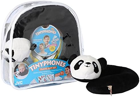 JVC HA-KD5TRAV Yellow Tinyphones Kids Travel Gift Set
