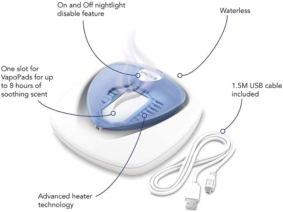 Vicks VH1800EU waterless diffuser