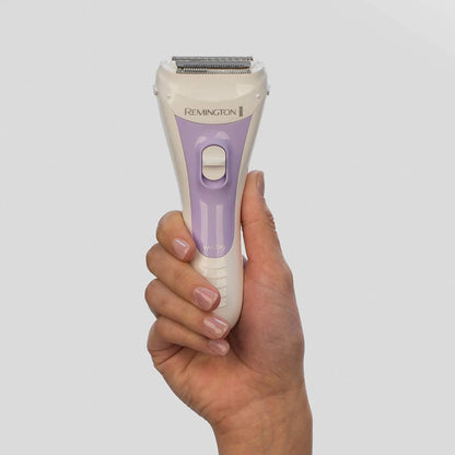 Remington WSF5060 Wet and Dry Lady Shaver Battery Operated Electric Razor with Bikini Attachment