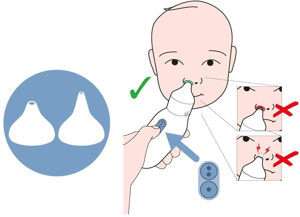 Braun BNA100EU Nasal Aspirator 1 | 2 Suction Levels