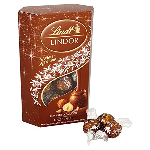 Lindt Lindor Hazelnut Chocolate Truffles Box 200g