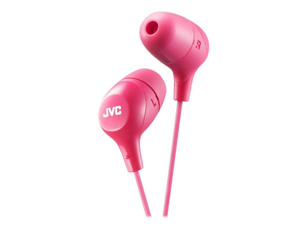 JVC HAFX38MP Pink Marshmallow Headphones
