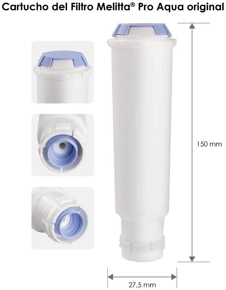 Melitta Pro Aqua Filter Cartridge, Best For Automatic Coffee Machines - 6762511