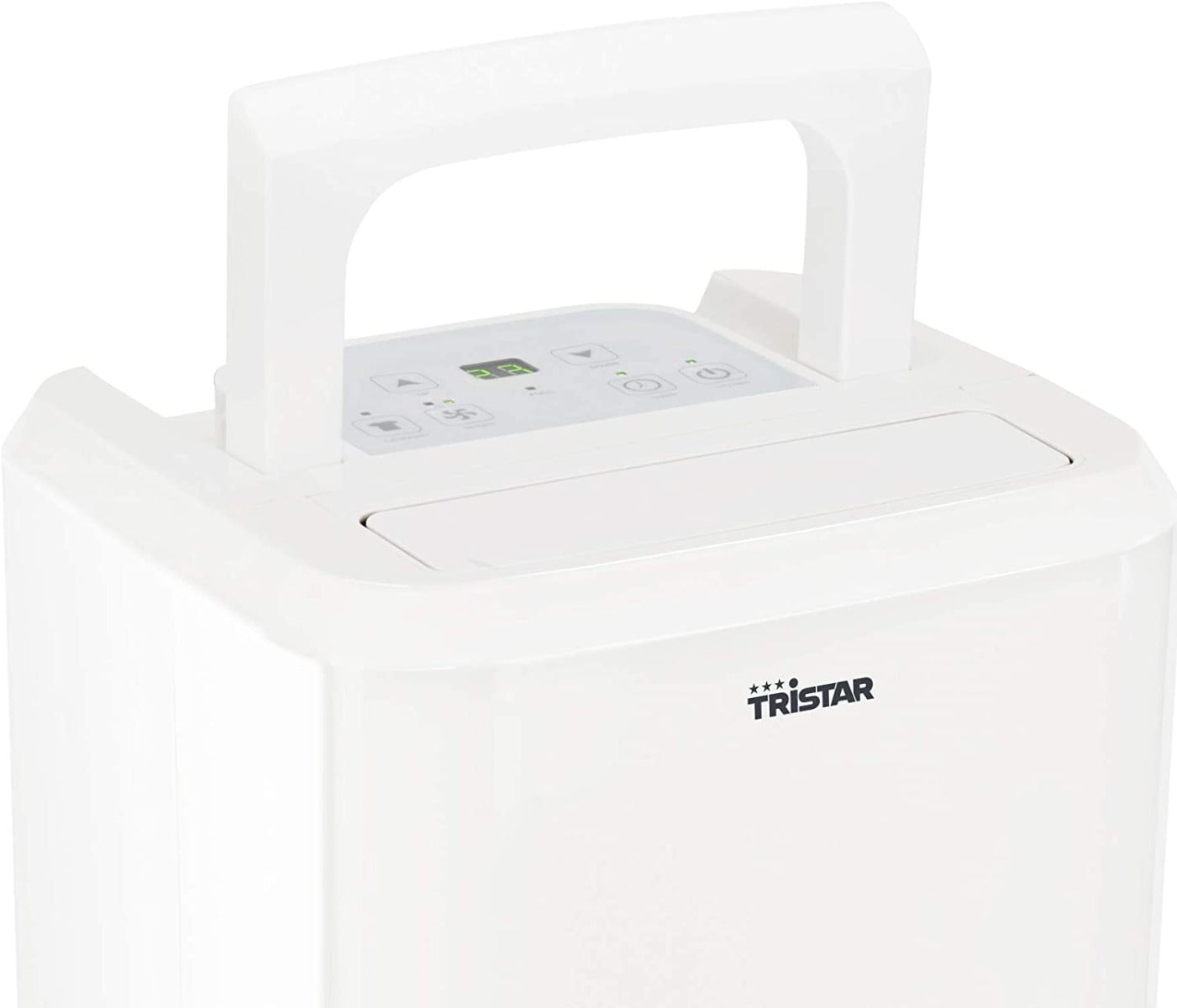 Tristar AC5420BS Portable Dehumidifier, 20 Litre, Suitable for Spaces up to 36 m sq. with 5 Litre Reservoir, Defrost Function, Low Noise - White