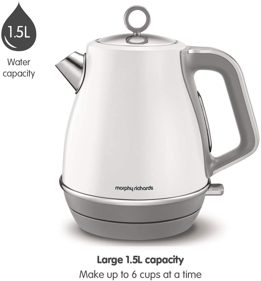 Morphy Richards Jug Kettle Evoke Jug Kettle104409 Electric Kettle | White