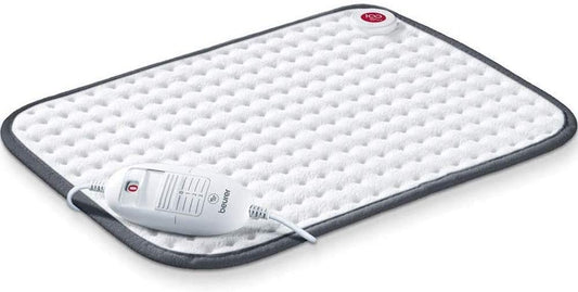 Beurer HK Comfort Super-Soft Heat Pad, Luxurious Fleece Heat Pad to Help Yout Beat The Chill, 3 temperature settings and Automatic Switch-Off, Machine-Washab