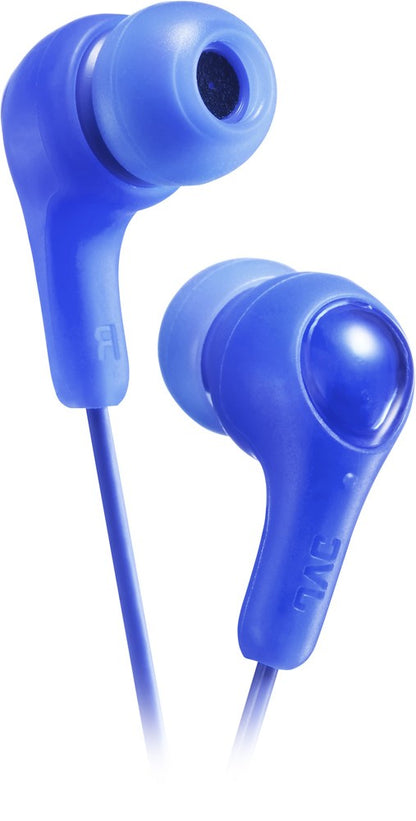 JVC HAFX7MA Blue Gumy Headphones
