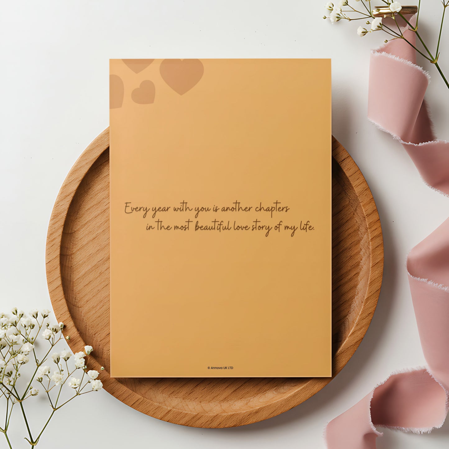 Happy Anniversary to My Husband Digital Card | Floral Canva Template