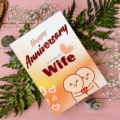 Happy Anniversary Wife Digital Card | My Today My Tomorrow Canva