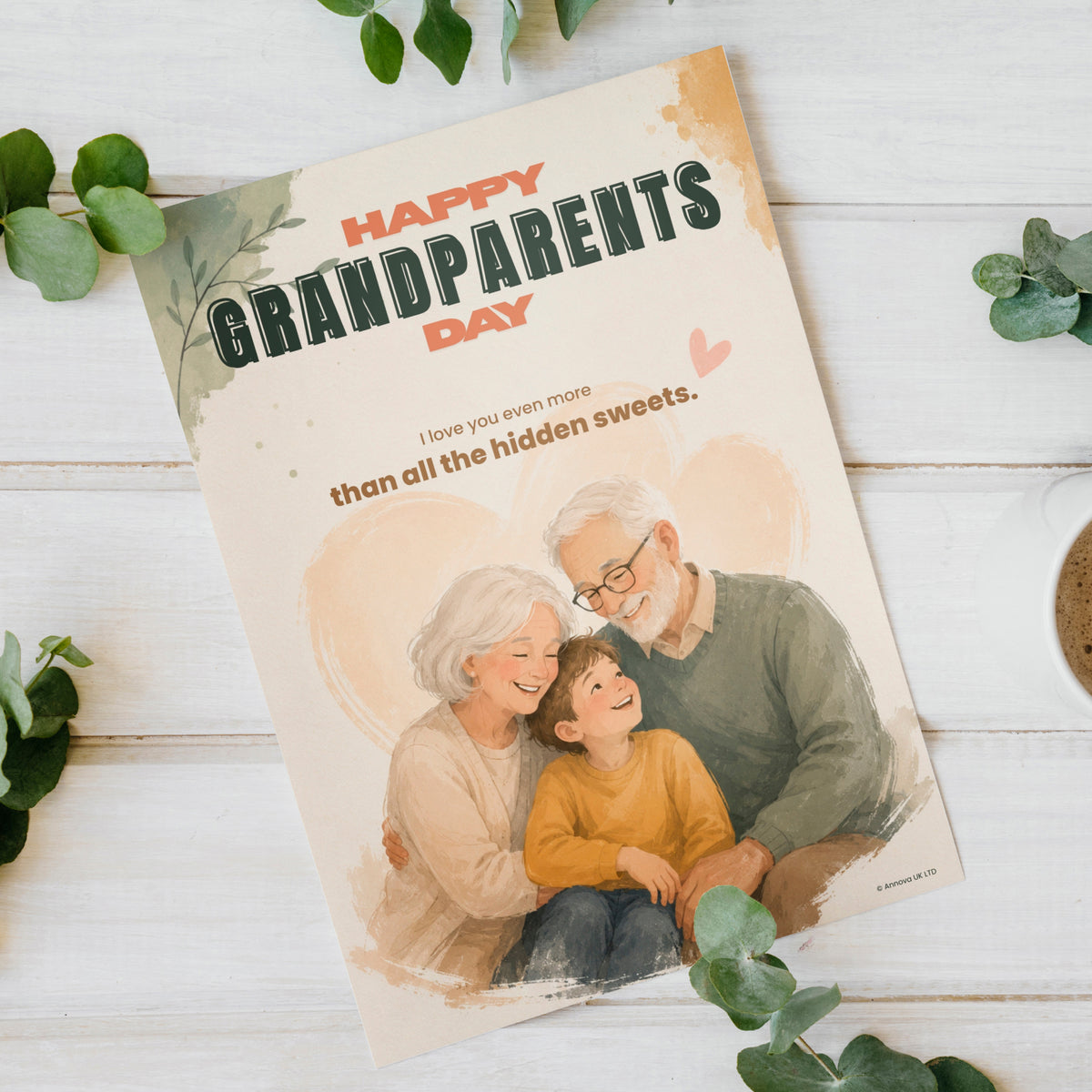 Happy Grandparents Day Digital Card | I Love You Even More