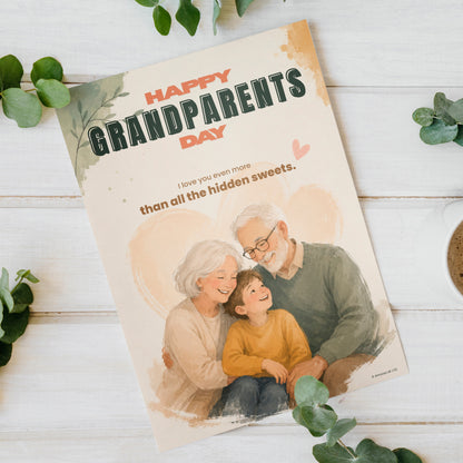 Happy Grandparents Day Digital Card | I Love You Even More