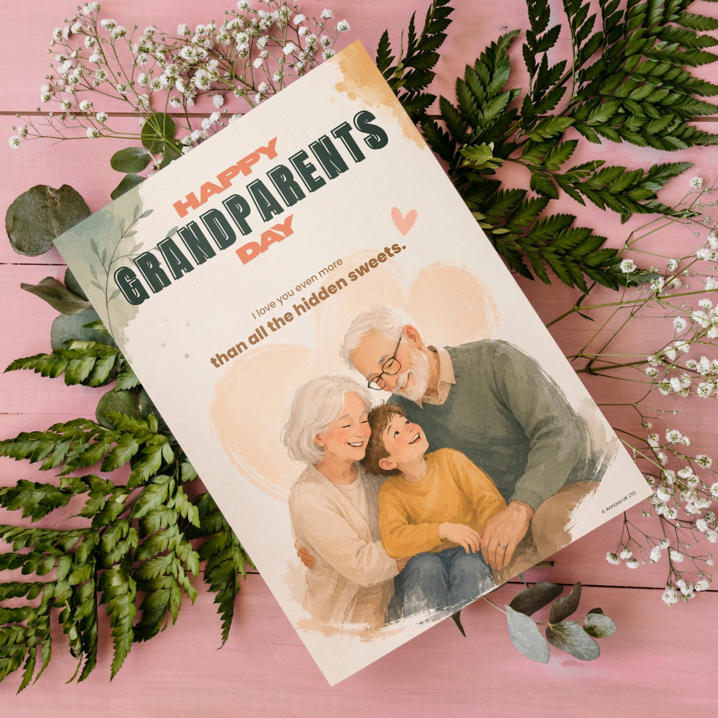 Happy Grandparents Day Digital Card | I Love You Even More