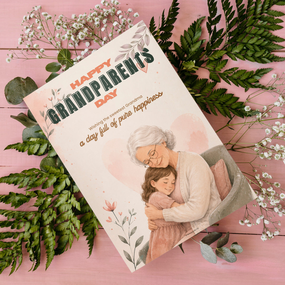 Happy Grandparents Day Digital Card | Sweet Grandma Greeting Card