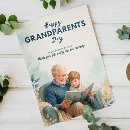 Happy Grandparents Day Digital Card | Greatest Grandpa Greeting Card