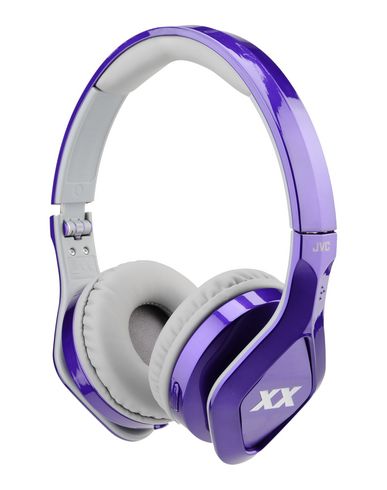 JVC HA-SR100X Violet On-Ear Club style Headphones Remote and Microphone