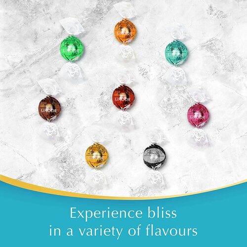 Lindt Lindor Chocolate Truffles Gift Box, Salted Caramel, Approximately 16 Balls, 200g