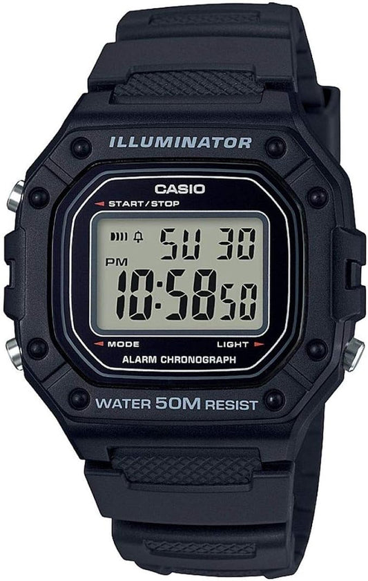 Casio W218H1AVEF Mens Digital Sports Black