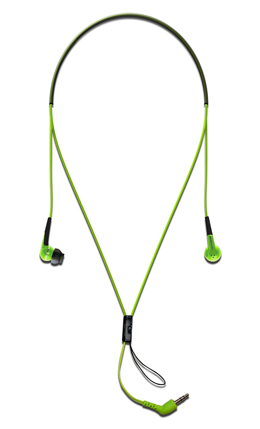 Headfunk HFE243 GREEN Wrap-Around Freakin Earbuds