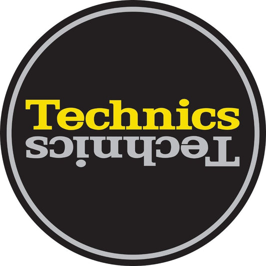 Technics Slipmat 60659 Duplex 4 Silver Y Mirror on Black