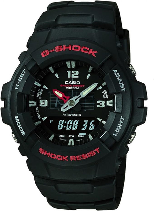 Casio G-100-1BVMUR G-Shock Classic Combination Watch