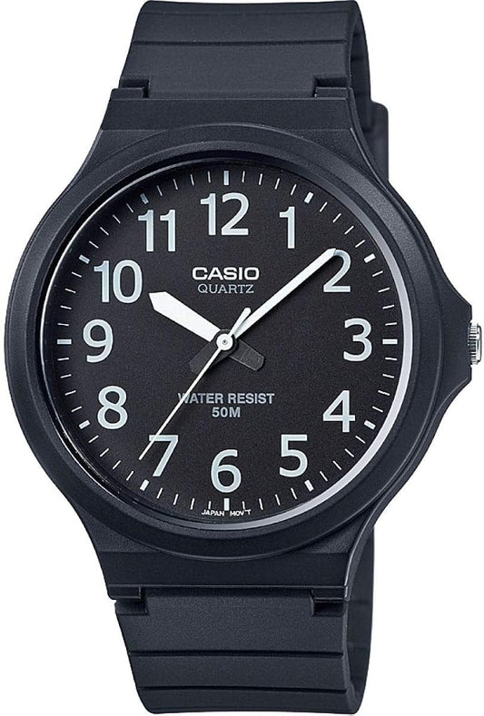 Casio MW-240-1BVEF Mens Analogue Watch Strap - Black