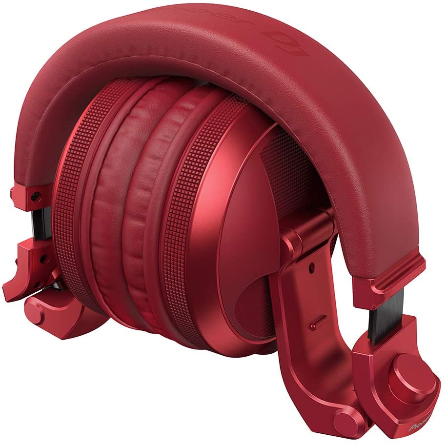 Pioneer DJ HDJ-X5BT-R Bluetooth Over-Ear DJ Headphones - Metallic Red