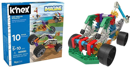 K'Nex Imagine 45510 10 Model Beginner Fun Fast Vehicles Building Set
