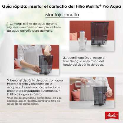 Melitta Pro Aqua Filter Cartridge, Best For Automatic Coffee Machines - 6762511