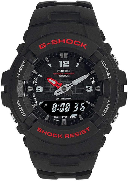 Casio G-100-1BVMES G-Shock Classic Combination Watch