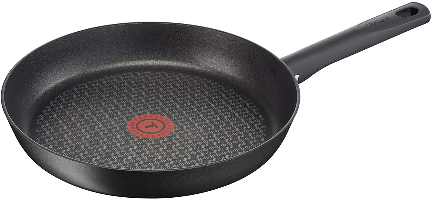 Tefal So Recycled G11004 Multi-Purpose Round Frying Pan Saucepan / Multi-Purpose Frying Pan, Black, Titanium Pro, 175 C, Aluminium