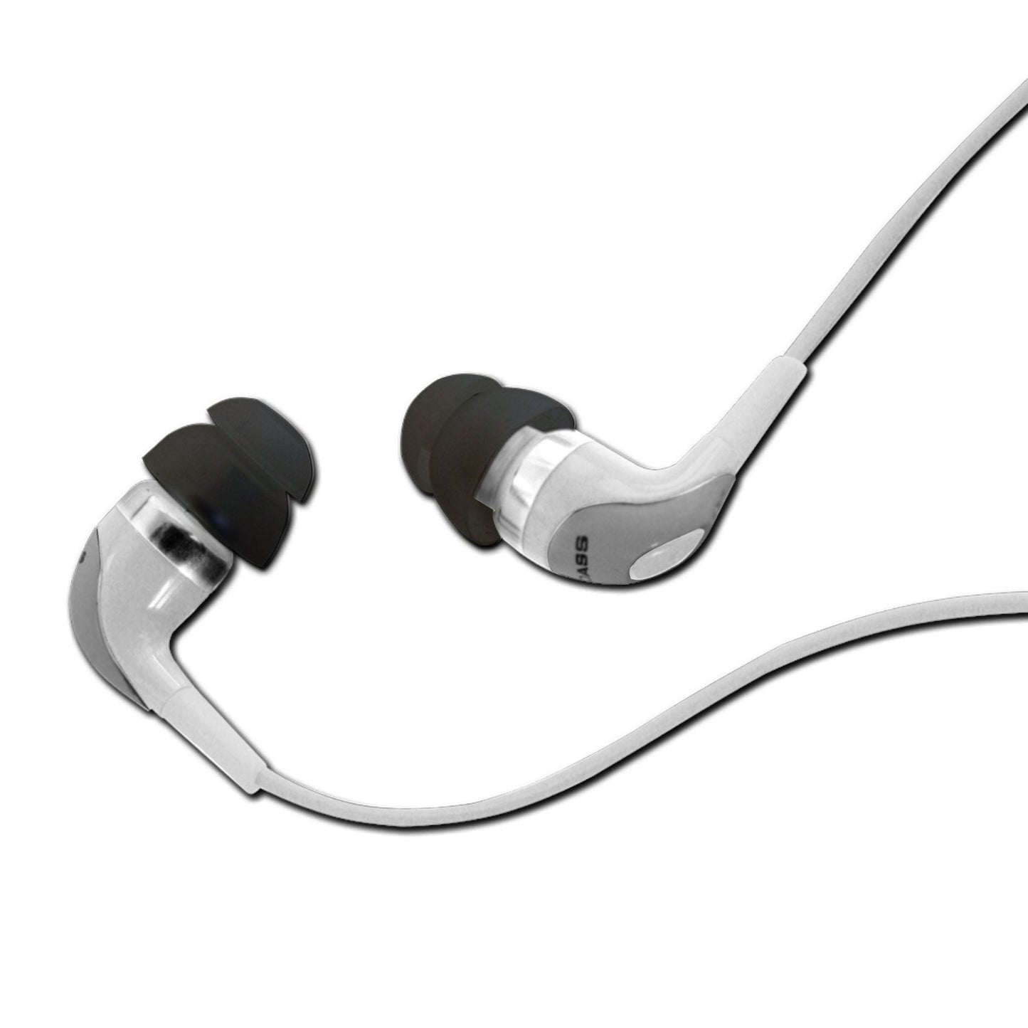 HEADFUNK HFE343W White Badass Earbuds - Sno! Zone Extreme Earphones
