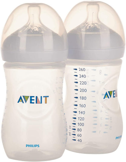 Philips Avent SCF033-27 Baby Bottle TWIN Natural 2.0  9oz